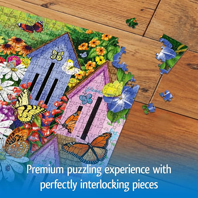 Wonder Forge Garden Neighbors 1000 Piece Jigsaw Puzzle for Adults | Unique, Perfectly-Fitting Pieces | Fun, Vibrant Imagery | Amazon Exclusive