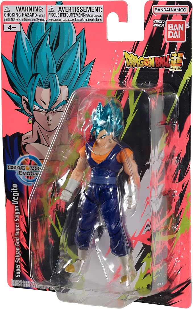 Bandai - Dragon Ball Super Evolve - 5" Super Saiyan God Super Saiyan Vegito Action Figure