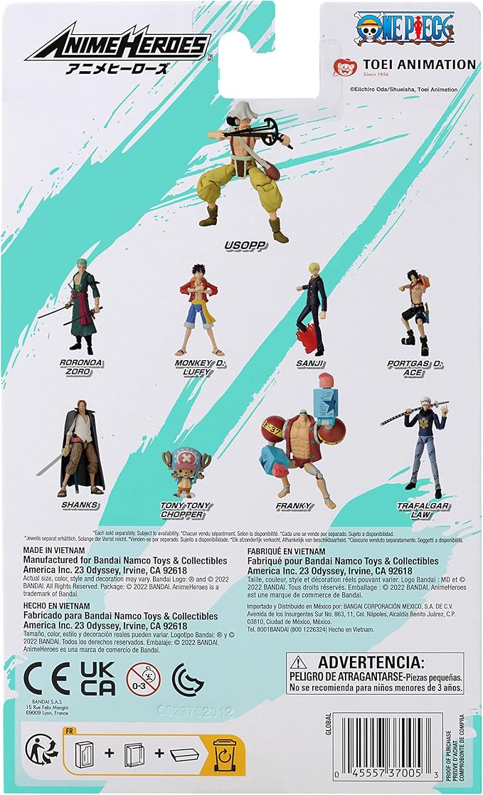 ANIME HEROES - One Piece - Usopp Action Figure
