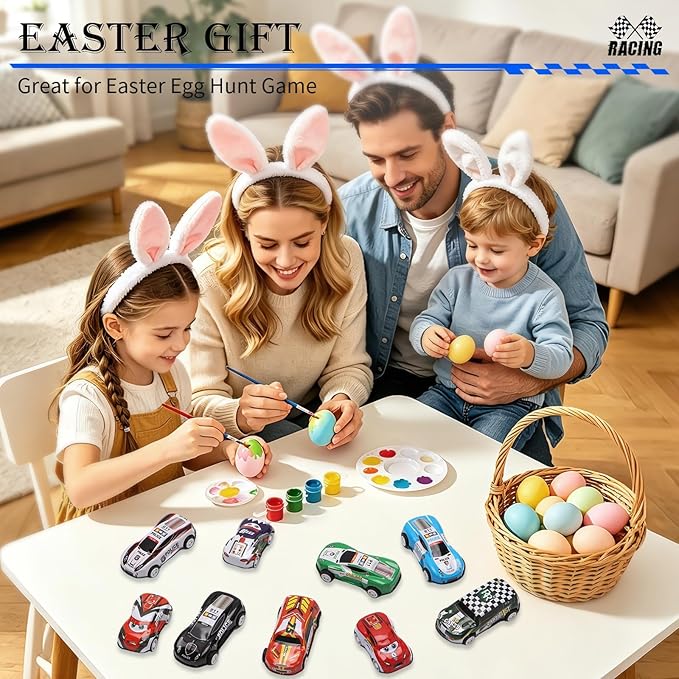 30 Pack Pull Back Cars for Kids, Mini Cars Toy Bulk Party Favor Race Cars Toys, Bulk Small Pull Back Car Toys for Treasure Box, Goodie Bag Stuffers, Pinata Fillers for Boys Girls Toddlers