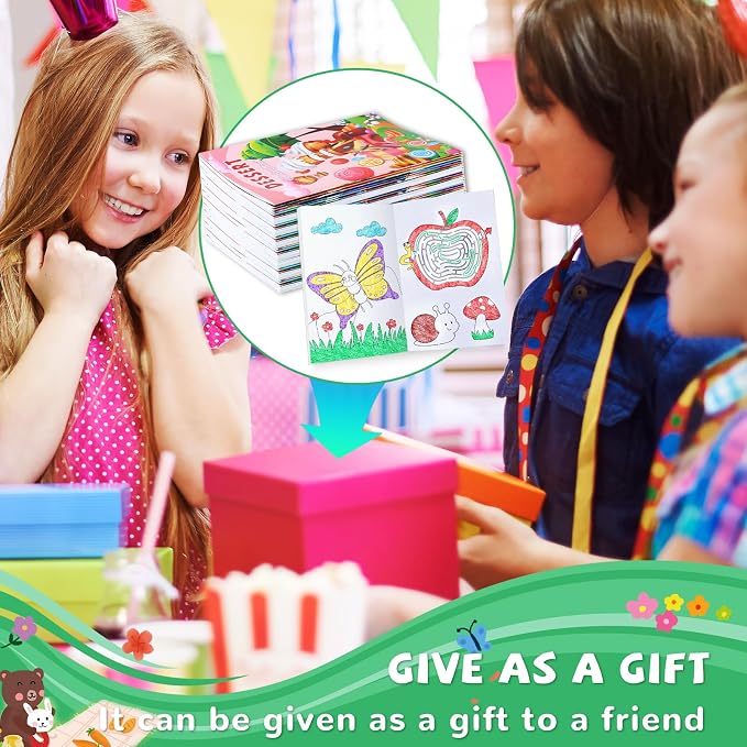 BenLouis Coloring Books Party Favors Bulk Mini Coloring Books for Kids Ages 4-8-12 Small Activity Books For Birthday Party Gifts Goodie Bags Stuffers Classroom Travel Activity(24pcs Colorful)