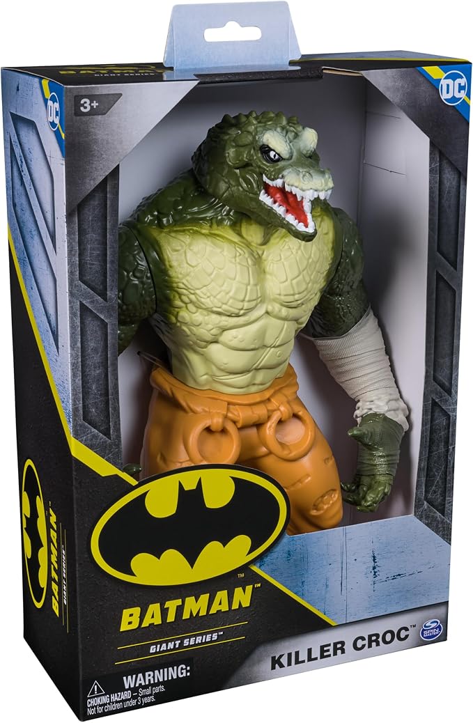 DC Comics, Batman Giant Series Killer Croc Action Figure, 12-inch Super Hero Collectible Kids Toys for Boys and Girls Ages 3 and Up