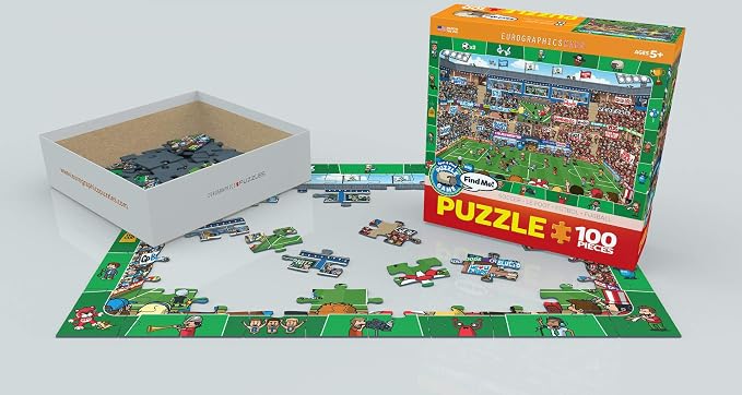 EuroGraphics Soccer Spot & Find 100 Piece Puzzle