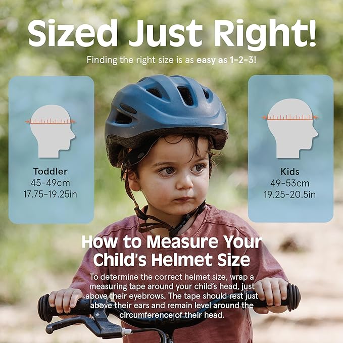 Retrospec Scout Toddler Bike Helmet - Kids Bike Helmet Multi-Sport Protection, Premium Safety & Ventilation, Adjustable Kids Helmets in 2 Sizes for Boys and Girls
