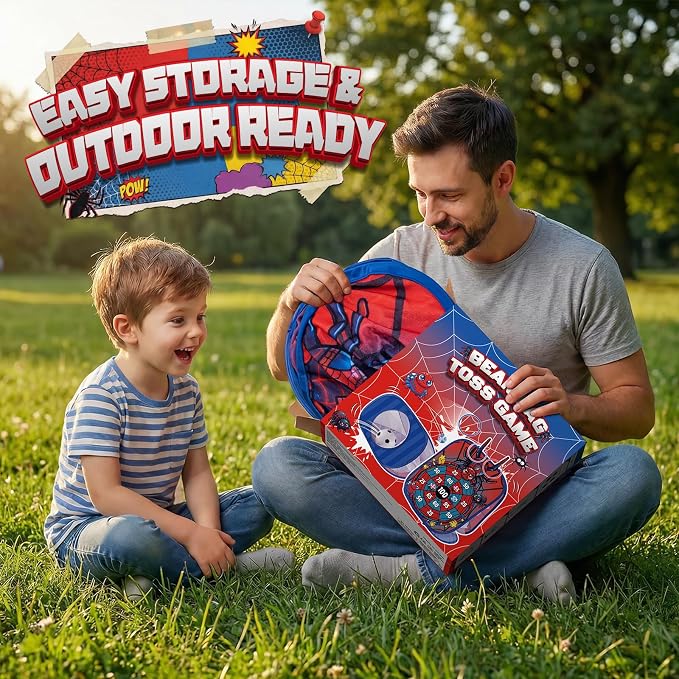 Bean Bag Toss Game for Kids - Cornhole Board Outdoor Toys for Toddlers -Party Activities Carnival Outside Yard Backyard Beach Lawn Games Toy for Kid Boys Girls Age 3 4 5 6 7 8 Year Old Birthday Gifts