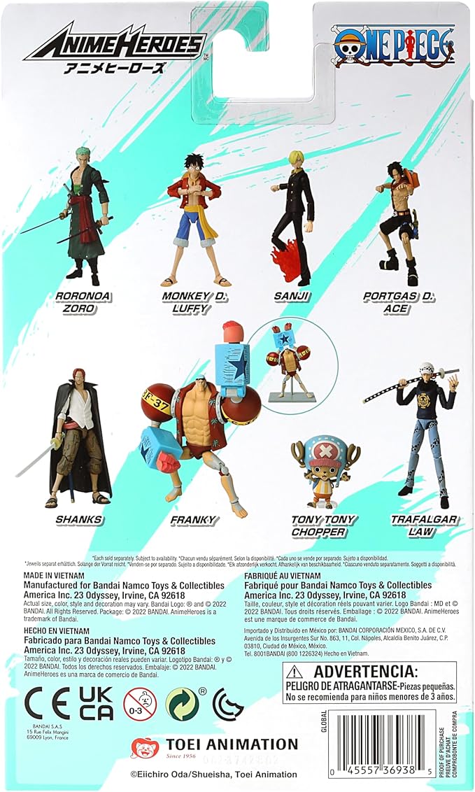 ANIME HEROES - One Piece - Franky Action Figure