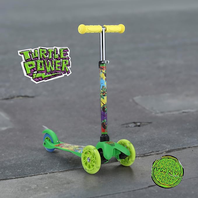 Kick Scooter for Kids, 3 Wheel Self Balancing, Light Up LED Wheels