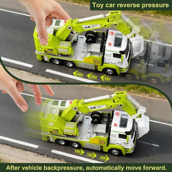 Excavator Truck Toy for Boys-1:40 Simulation Model, Educational Construction Toys with Realistic Lights & Sounds, Perfect Christmas Birthday Gifts for Kid Ages 3 4 5 6 7 8 Years Old (Excavator Truck)