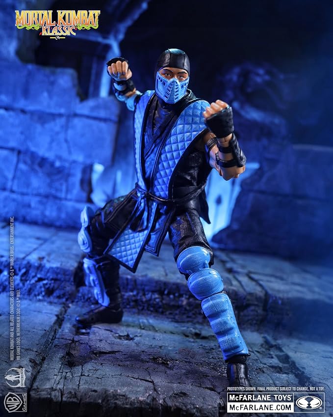 McFarlane Toys- Mortal Kombat Klassic Sub-Zero 7in Action Figure
