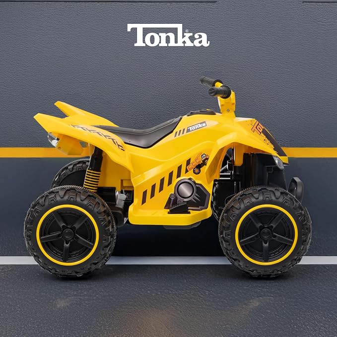 Tonka 12V ATV Ride On Toy, Fun and Exciting Ride for Kids, Stylish Design for Imaginative Play