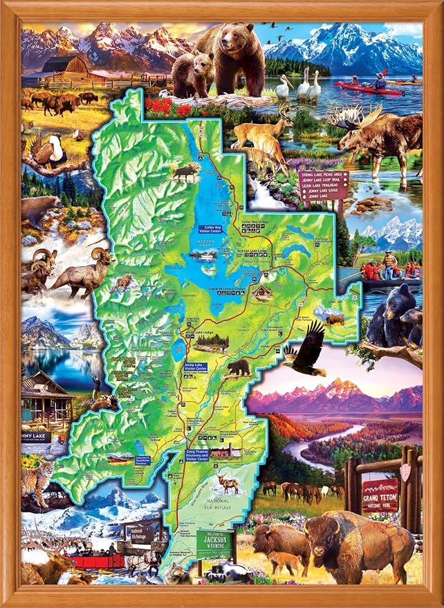 MasterPieces 1000 Piece Jigsaw Puzzle for Adults, Family, Or Youth - Grand Teton National Park - 19.25"x26.75"