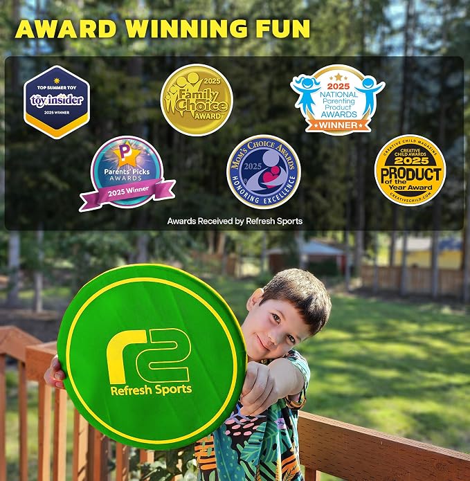 Soft Flying Disc – Fun Outdoor Toy for Kids, Teens & Adults – Easy to Catch - Fun Summer Gifts for Kids - Pool & Beach Games – Holiday Present Summer Gift for Boys & Girls Ages 3 4 5 6–12+