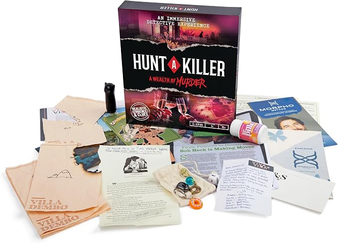Hunt A Killer: A Wealth of Murder, an Immersive True Crime Experience, for Fans of Criminal Minds and Forensic Files, Includes 120-150 Minutes of Explicit Content, Appropriate for Ages 14 and Up