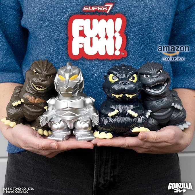 Super7 Fun! Fun! Toho Godzilla Minus One Vinyl Figure - 5" Toho Godzilla Action Figure Kaiju - Classic Movie Monster Fans Collectibles & Retro Toys – Movie Model for Collectors & Display Figurine