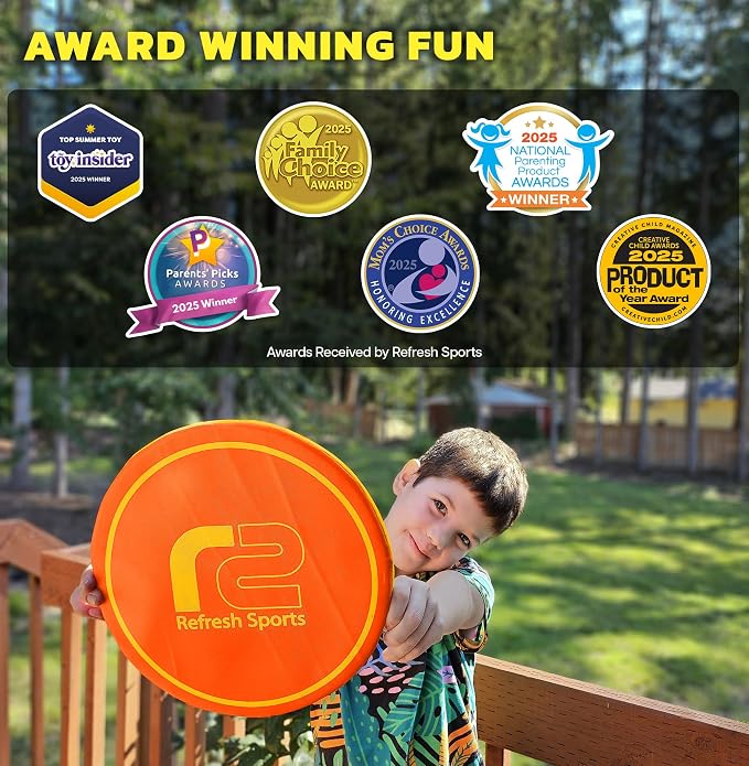 Fun Flying Disc Toy - Beach Toys for Kids Ages 8-12 - Summer Gift for Kids, Teens, and Adults - Beach Soft Disc, Durable Design Floats On Water! Gifts for Teens - Soft Friisbee - Outdoor Toys for Kids