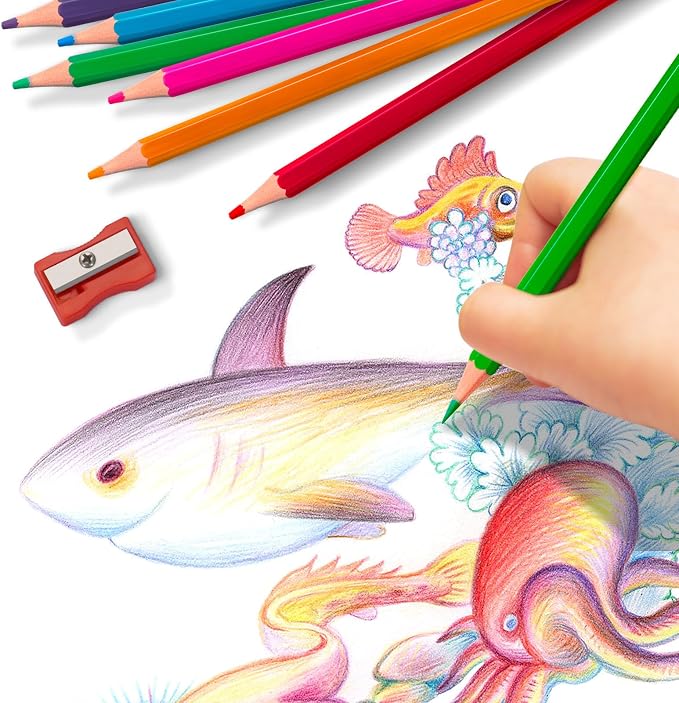 432 Count Colored Pencils Bulk for Classrrom, Color Pencils for Kids in 12 Vibrant Colors, Pre-sharpened Coloring Pencils Set Plus 36 Sharpeners, Bulk Pack Colored Pencils for Back to School Supplies