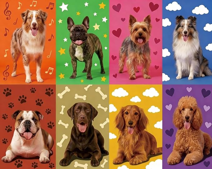 100 Pieces Puzzles for Kids Ages 4-8, Puppy Educational Kids 100 Piece Puzzle, Children Jigsaw Puzzles Kids Puzzles, Educational Learning Puzzle Toys for Girls and Boys
