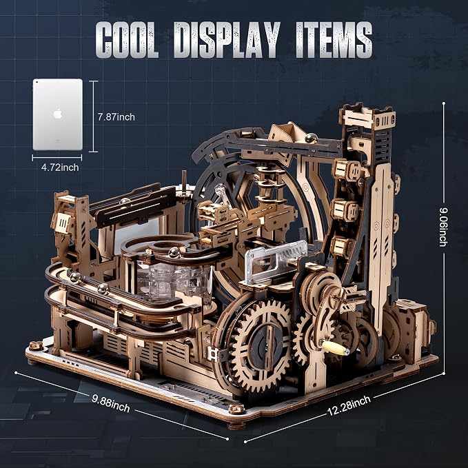 RoWood 3D Puzzles for Adults,Wooden Puzzles for Adults,Marble Run Model Kits,3D Wooden Puzzles Gift