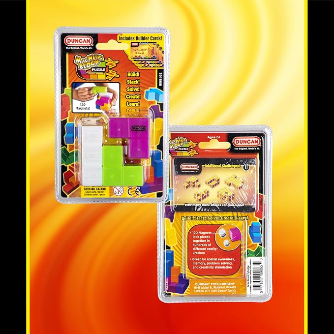 Duncan Magnetic Block Brain-Teaser Puzzle, Red