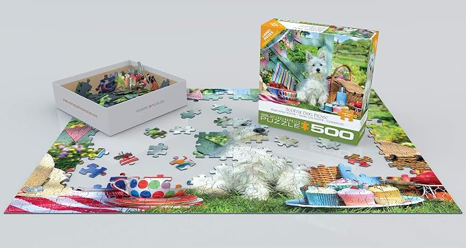 EuroGraphics 8500-5461 Scottie Dog Picnic 500Piece Puzzle