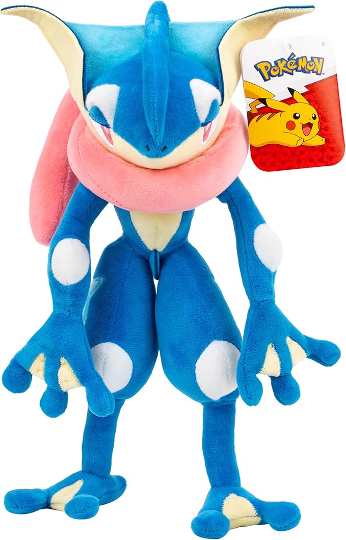 Pokemon Greninja Plush - 12-Inch Soft Plush with Authentic Details