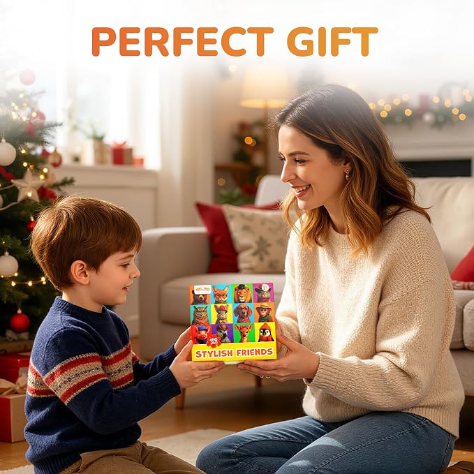 BenBen Puzzles for Kids Ages 4-6, 4 Pack 100 Pieces Jigsaw Puzzles for Toddlers 3-5, (Unicorn Priness, Animals Portrait, Dessert, Forest Fest), Learning Educational Games for Kids 6-8, 15.75” x 11.75”