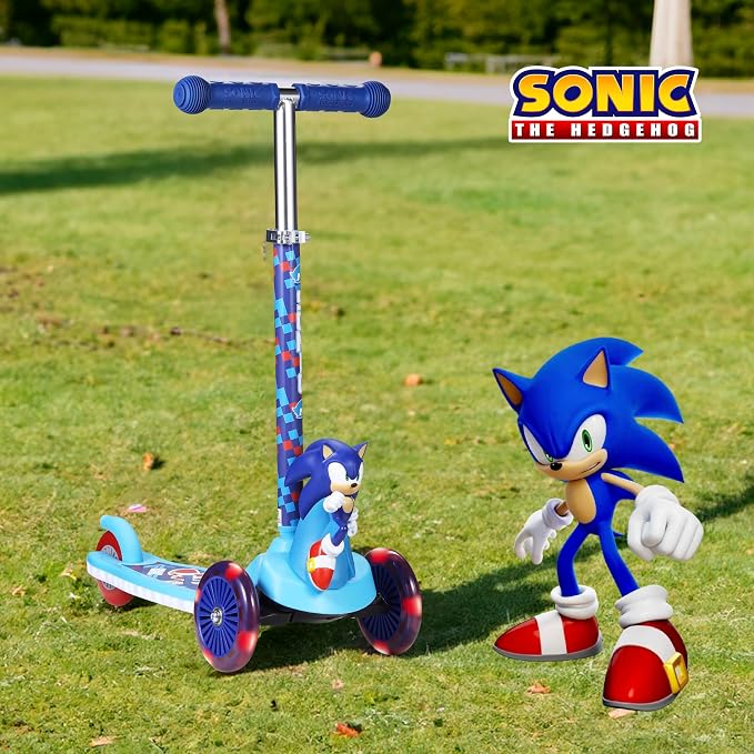 Kick Scooter for Kids, 3 Wheel Self Balancing, Light Up LED Wheels