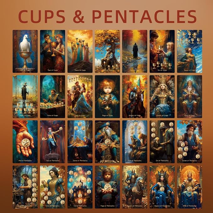 King Tarot Card, Beginner and Expert Original Tarot Electronic Guide,Fortune Telling Game, Divination Tools for All Skill Levels Tarot Deck