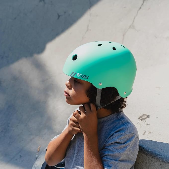80SIX Triple Certified Multisport Helmet - Ideal for Bike, Scooter, Skateboard, Roller Skate and Inline Skate