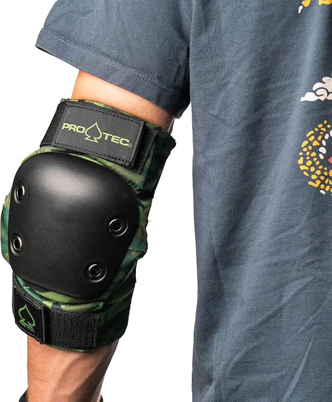 Pro-Tec Street 3-Pack Pad Set - Protective Gear for Skateboarding, Roller Skating, Scooter, Bicycling