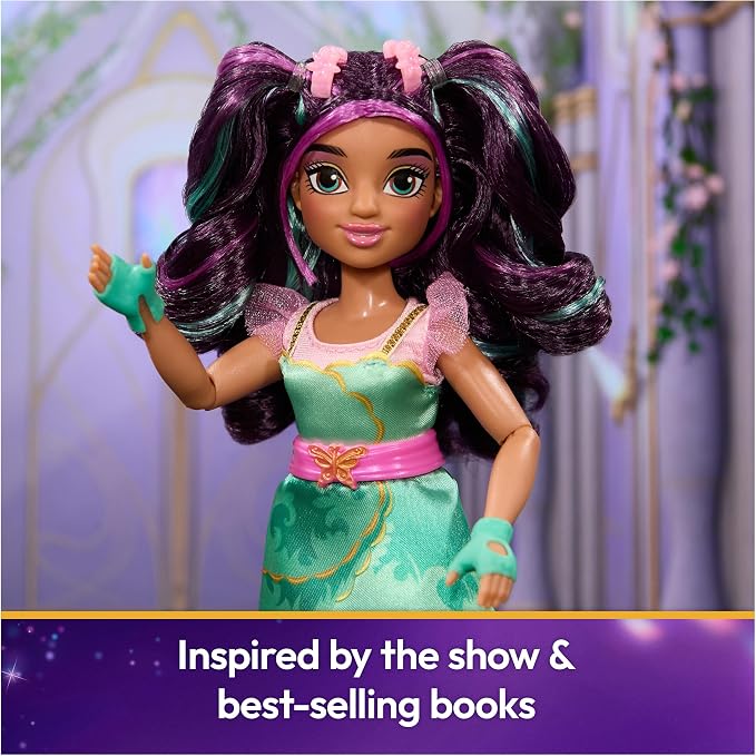 Unicorn Academy, Power of Friendship Ava Doll with Plushie Figure & 7 Fashion Accessories, 9.5”, Dolls & Unicorn Toys for Girls Ages 4 and up