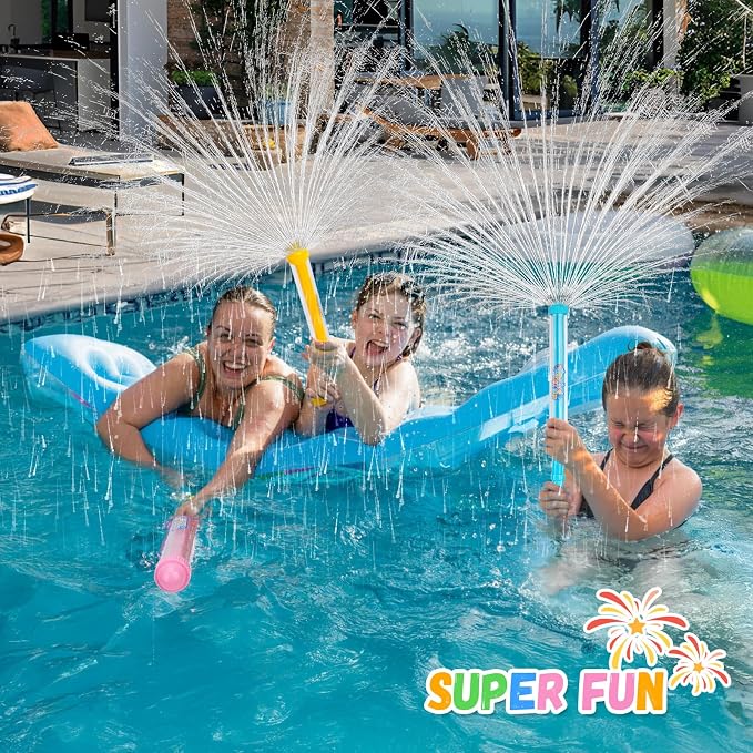 18Packs Creativity Fireworks Water Gun,Sprays Water in a Firework-Like Pattern, Squirt Gun for Kids, Bulk Samll Water Blaster Summer Pool, Backyard, Beach Water Game Outdoor Toys