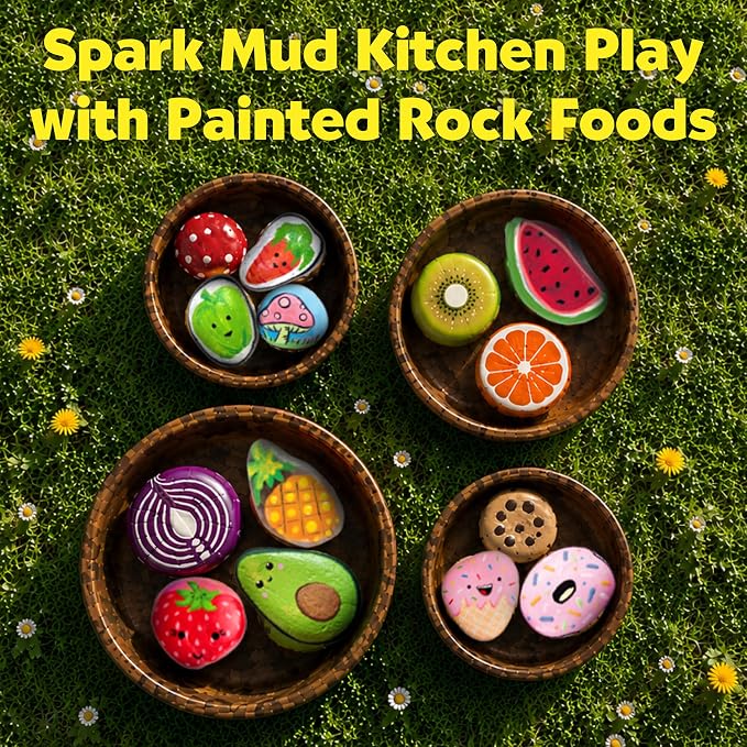 Creativity for Kids Rock Painting Kit - Glow in the Dark Rock Kit: Crafts for Kids, Painting Rocks Arts and Crafts, Kids Gift (Ages 6+)