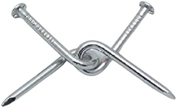 MilesMagic Close Up Classical Nail Puzzle Gimmick Magician's Nail Jail Hook Puzzle Magic Trick, Silver