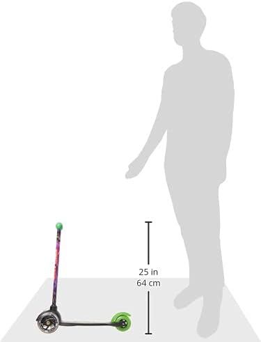 Kick Scooter for Kids, 3 Wheel Self Balancing, Light Up LED Wheels