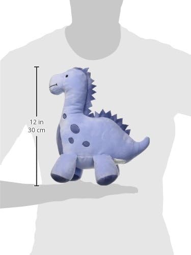 Bedtime Originals Roar Dinosaur Plush Rex, Blue, 1 Count (Pack of 4)