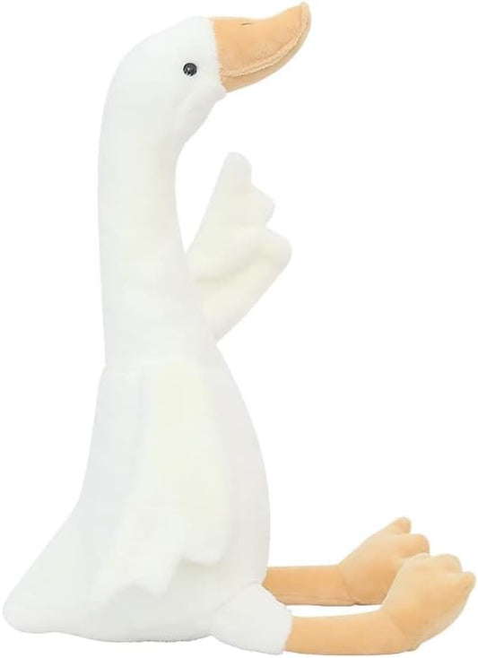 23.6" Goose Plush White Swan Stuffed Animal Toy Duck Plush Toy,Gifts for Kids