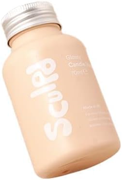 Sculpd Glossy Clear Coat Candle-Making Acrylic Varnish for Acrylic Painting - Colorless Scratch Resistant High Gloss Varnish for Clay Candles & Pottery - Air Dry Clay Glaze Sealer, 70ml