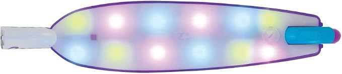 Razor Party Pop Kick Scooter - Multi-Color LED Light-Up Deck, Lightweight Steel Frame, for Kids Ages 6 and Up