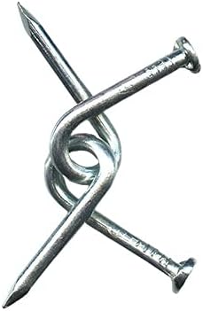 MilesMagic Close Up Classical Nail Puzzle Gimmick Magician's Nail Jail Hook Puzzle Magic Trick, Silver