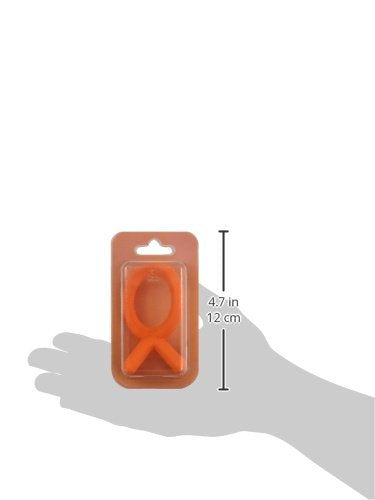 Comotomo Silicone Baby Teether, Orange (Pack of 2)
