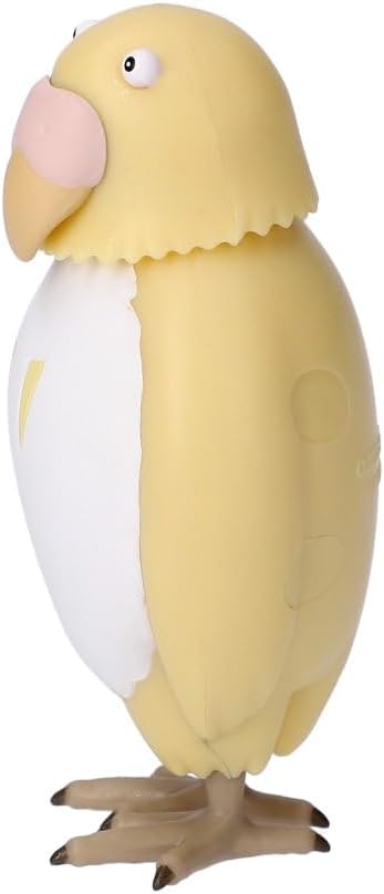ensky - The Boy and The Heron - UN-02 Yes Nod Tilting Figure The Parakeet (Yellow), Studio Ghibli Official Merchandise