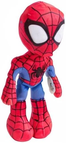 Marvel Spidey & His Amazing Friends 8" Plush 3-Pack Set - Spider-Man, Miles Morales, Gwen Stacy Ghost - Officially Licensed Stuffed Animal Toy Figures - Spider-Verse Gift for Kids, Boys, Girls