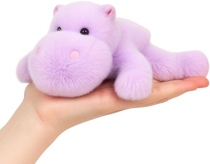 Adorable Hippo Stuffed Animal Soft Hippopotamus Plush Toy Cute Birthday Gifts for Boys Girls Kids Toddlers