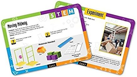 Learning Resources STEM Force and Motion Activity Set - Classroom STEM Toys for Kids, Kids Science Experiments, Science Engineering Kits, Physics Toys, Building Kits, Toy Engineering Set