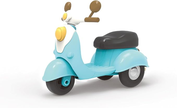 Family Scooter Toy — Mini Scooter with Rolling Wheels, Compatible with Dollhouse Figures, Pretend Play Toy Vehicle for Mini World Play, Gift for Kids Ages 3+