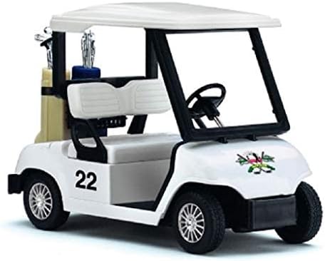 KiNSFUN Golf Cart 4½" Die Cast Metal Model Pullback Action Toy