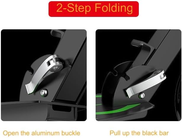 Kick Scooter for Adults Teens Kid Foldable Lightweight Sport Scooters with Hand Brake Adjustable Height Folding, Large Wheels Durable Load 300 LBS
