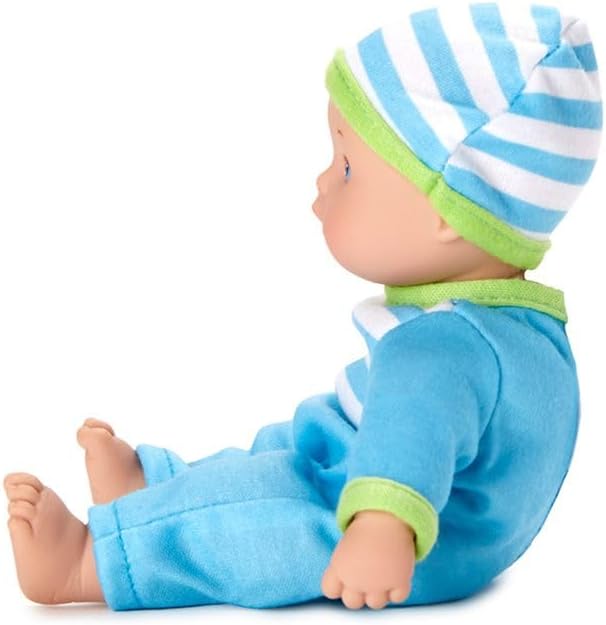 Madame Alexander 8-inch Little Cuties Mini Baby Doll, Blue, Light Skin Tone