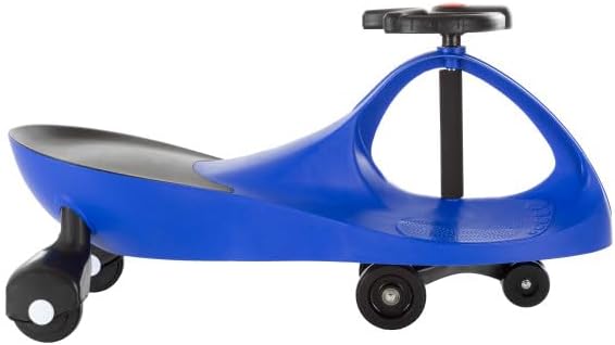 Wiggle Car - Ride on Toy for Ages 3 and Up - Toddler Ride on Toys with no Batteries, Gears, or Pedals Just Twist, Wiggle, and Go by Lil’ Rider (Blue)
